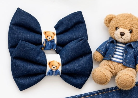 Baxter Bear Bouffant Bow Tie