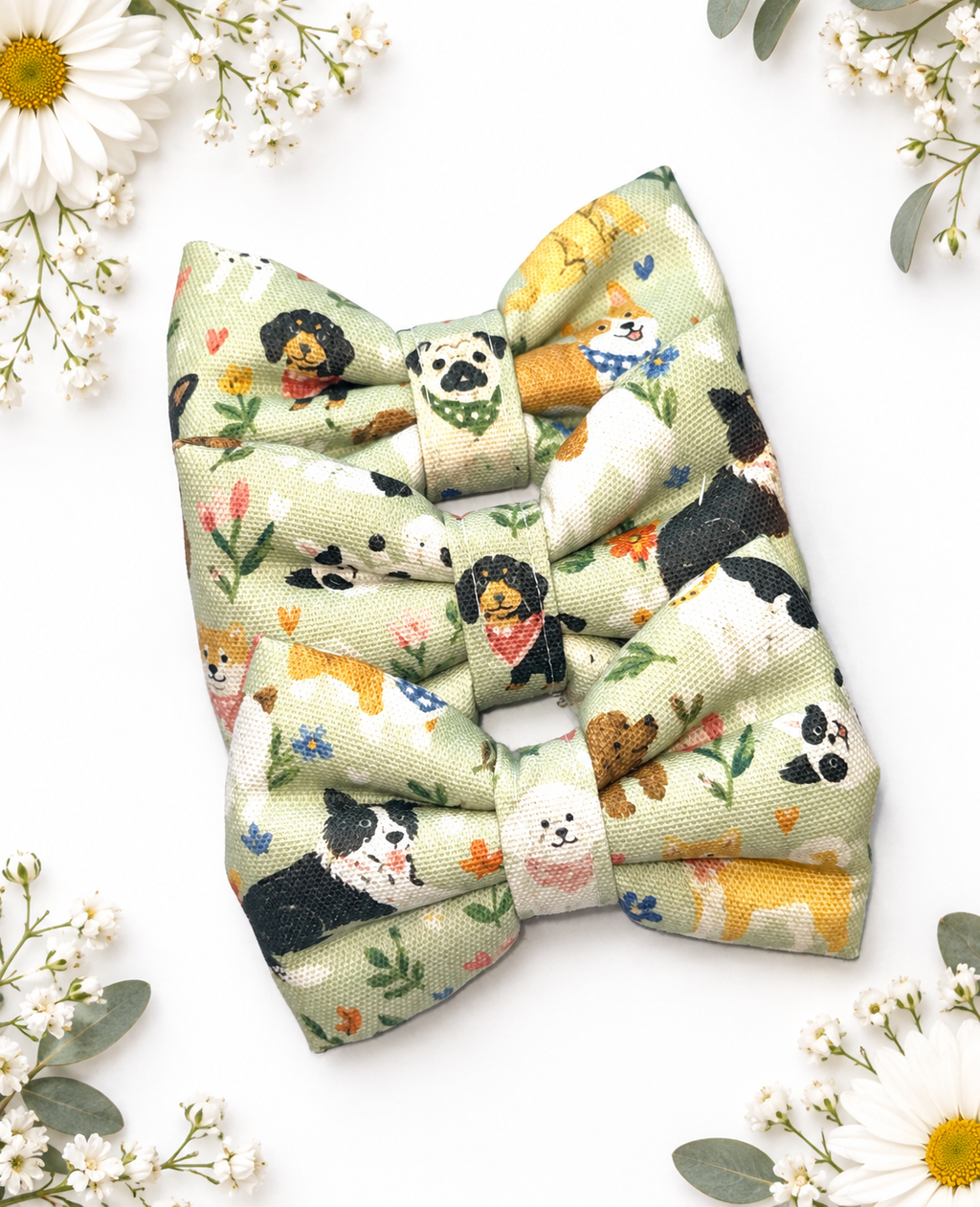 Puppy pals Bouffant Bow Tie