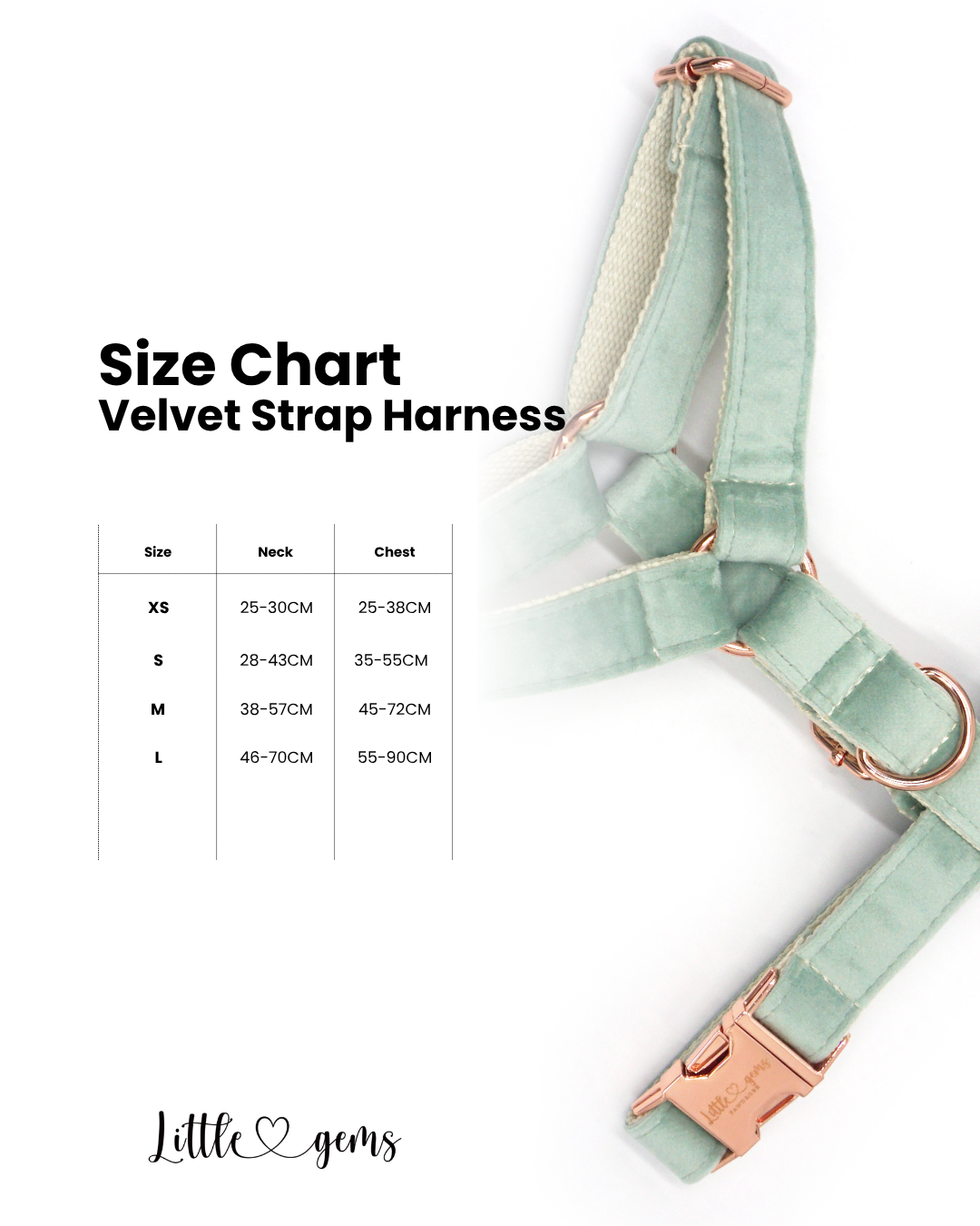 Cream Velvet Harness