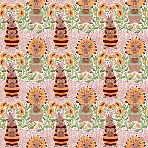 Bunflower Meadow Bunny Bedding
