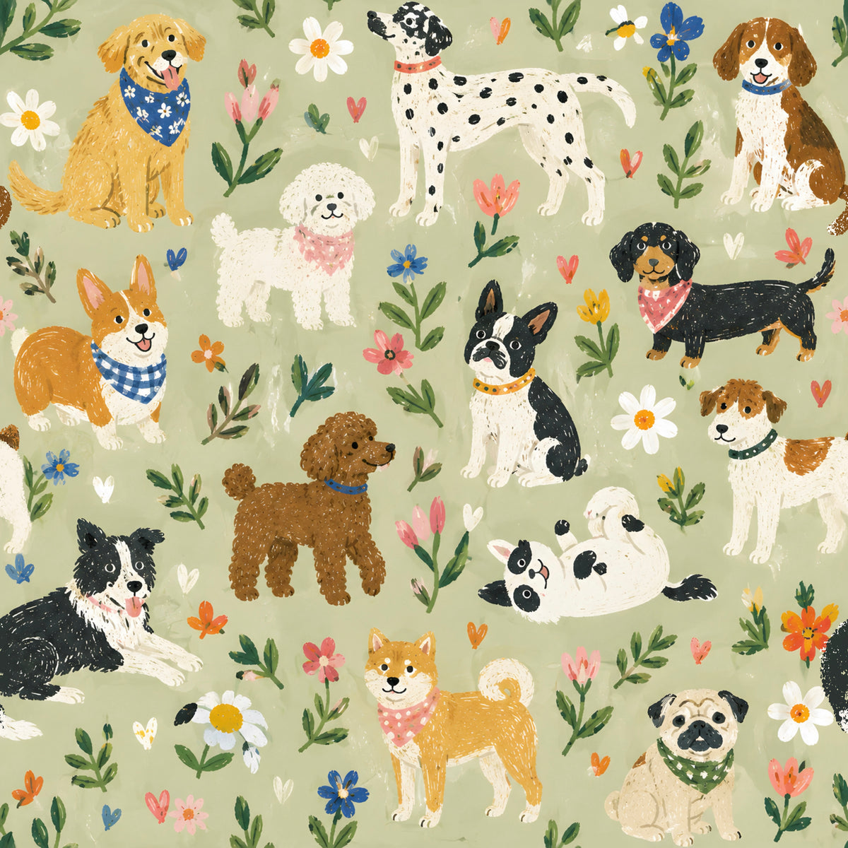 Puppy Pals Book Sleeve