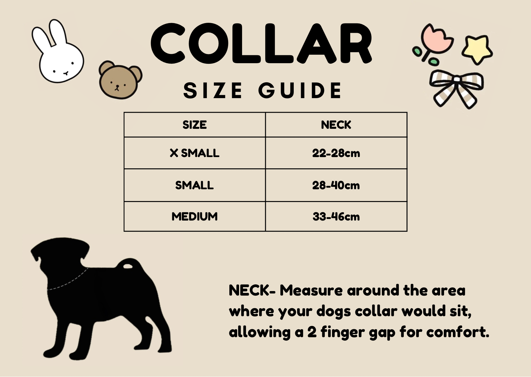 Buns & Bows Collar