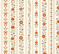 Autumn folk Floral Book Sleeve