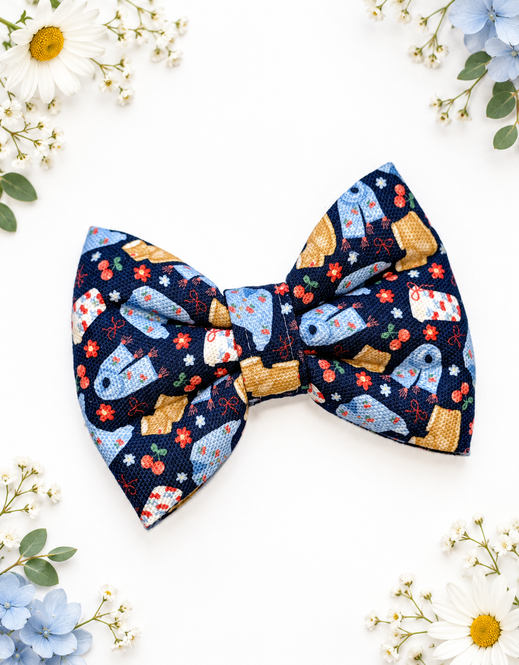Cosy Autumn Bouffant Bow Tie