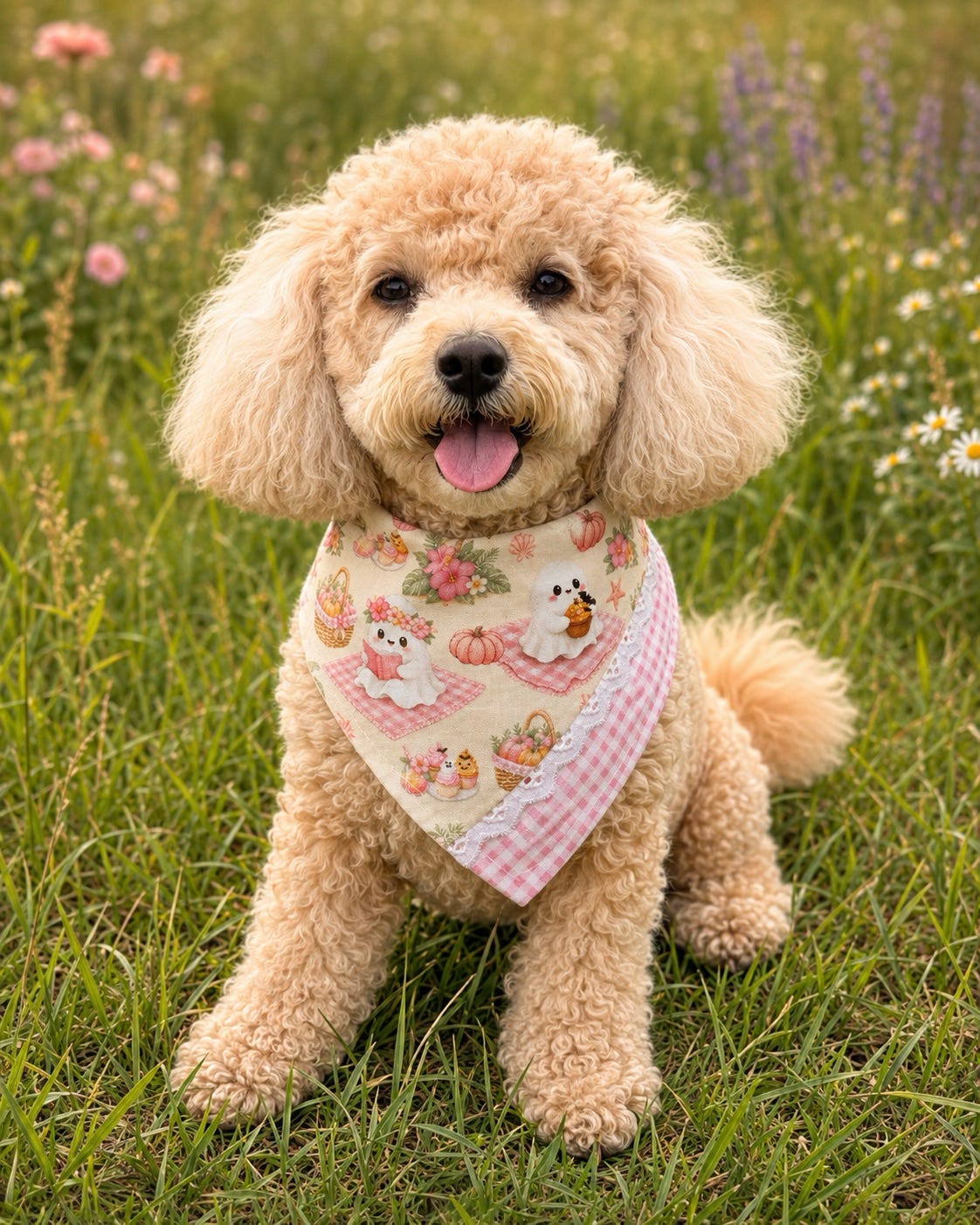 Ghosts & Gingham Summerween Bandana