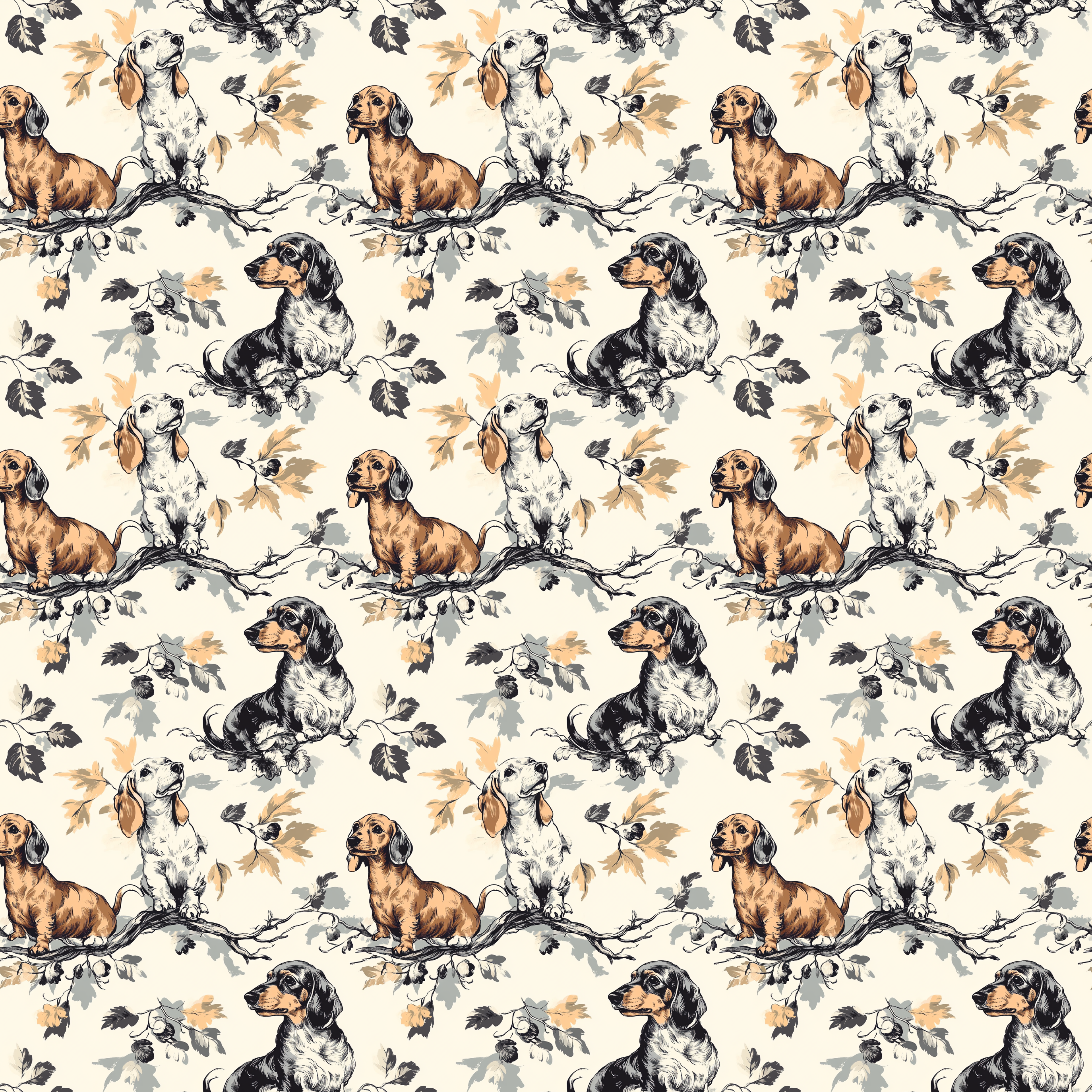Dashing Dachshund Bandana