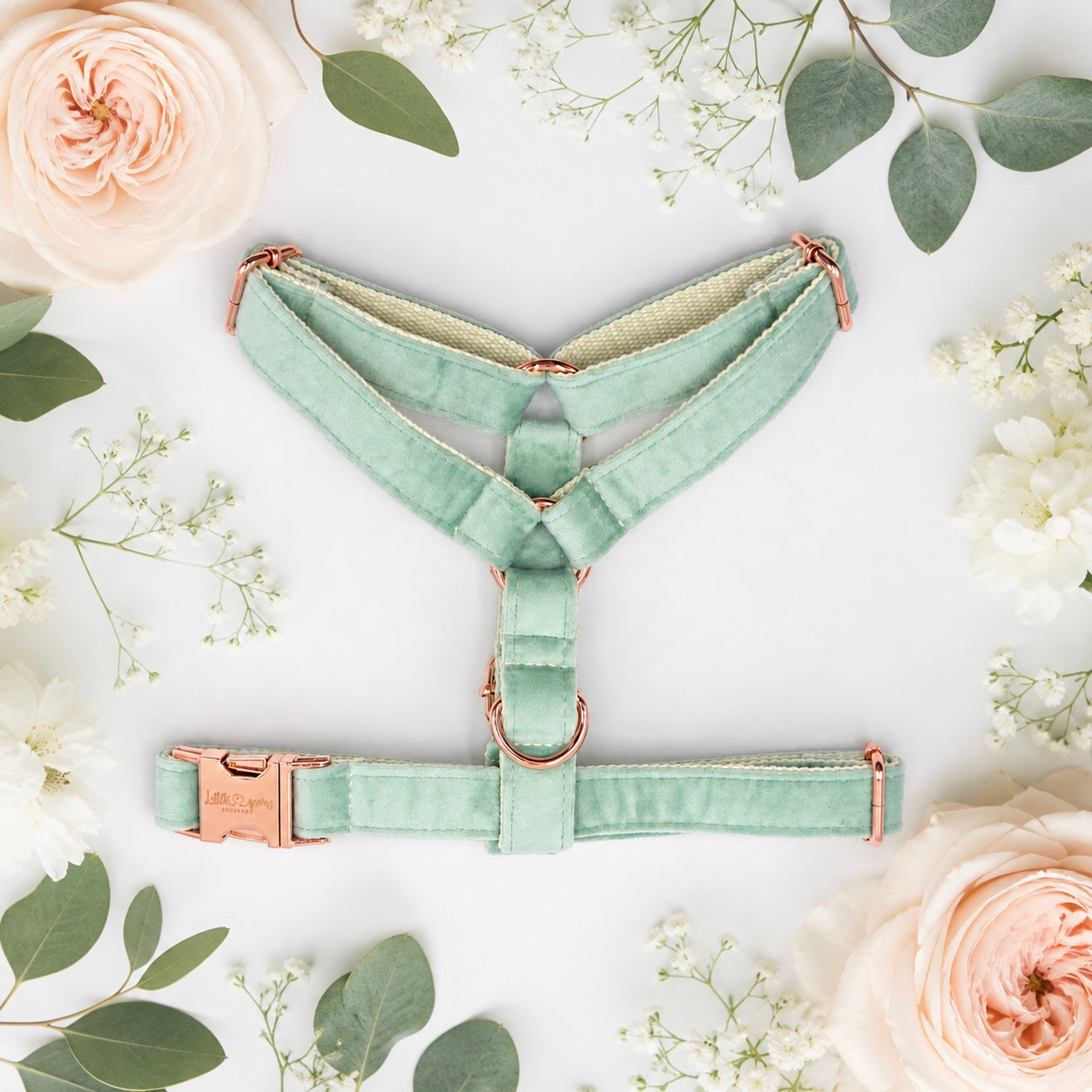 Sage Velvet Harness