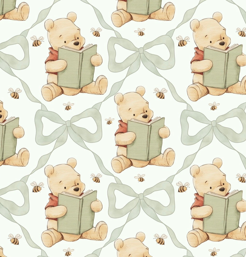 Bookish Pooh Bear Bandana