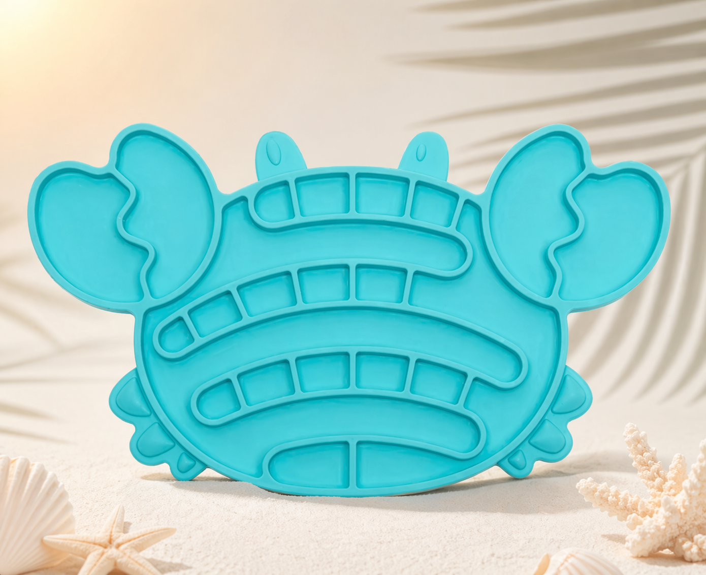 Coastal Crab Silicone Dog Lick Mat